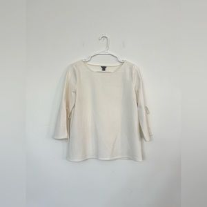 Ann Taylor white blouse